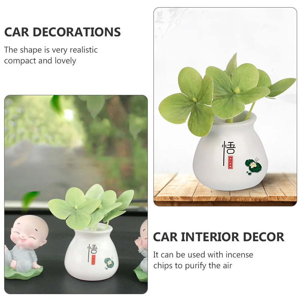 

1Pcs Car Ornament Decorative Adornment High Quality Resin Compact Desktop Air Purifier Lucky Swing Head Auto Interior Decor