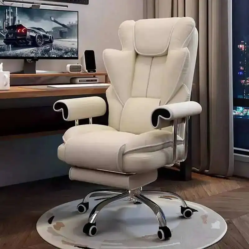 Moderno ergonômico sillas lounge preguiçoso móvel maquiagem luxo ajoelhado cadeira de escritório mesa cadeira de escritório móveis na moda