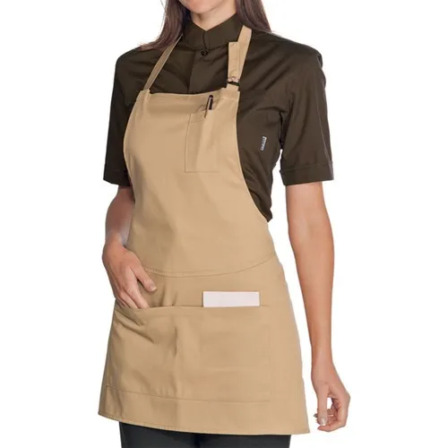 Medusa Forma Pendant Master Chef-Barista-Cook-Barber-Tattoo-Waiter Apron Cream Color