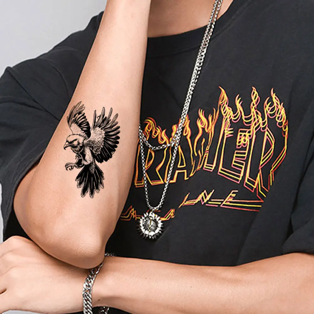 30pcs Waterproof Tattoo Stickers Temporary Tattoo Stickers With Skull Lion Tiger small Patterns Suitable For Men And Women Decor