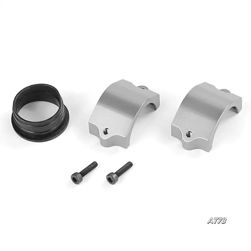 CNC Metal Resonance Tube Clamp Kit For 1/5 Hpi Rofun Baha Rovan King Motor Baja 5B 5T 5Sc Rc Car Racing Toys Parts