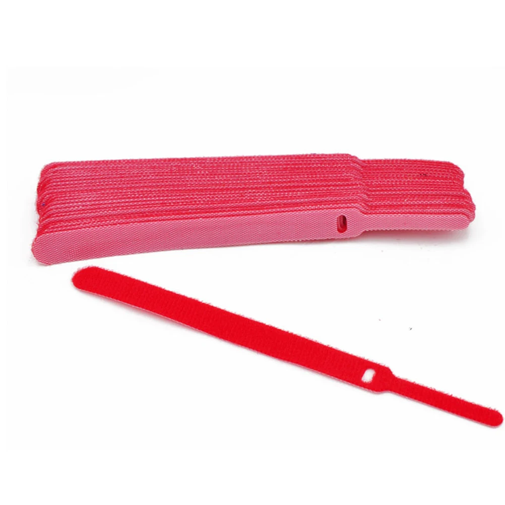 

100 Pcs Tie Blue Cable Ties Power Cord Bundle Management Soft Data Storer