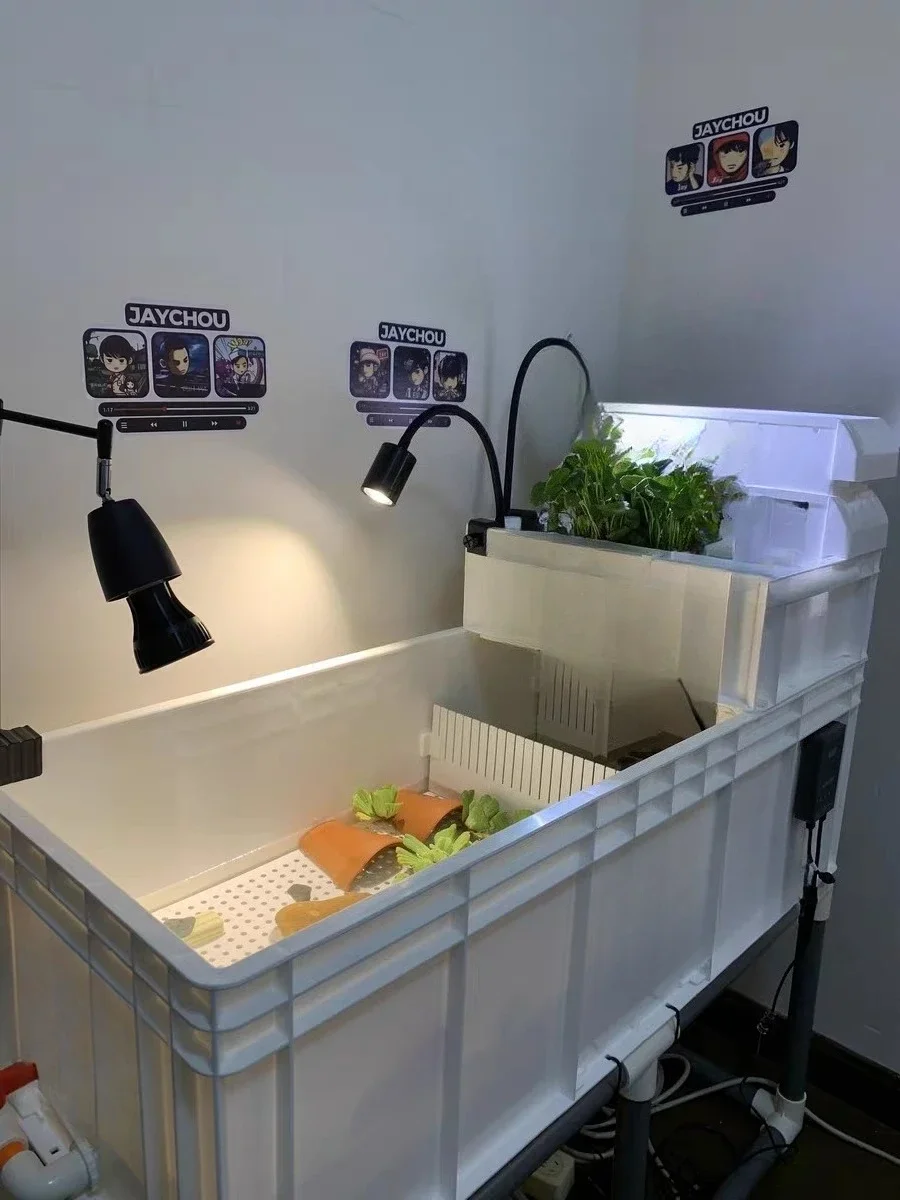 90 turtle box, turtle tank,no need to stretch tendons, ecological turtle breeding, thickened swamp