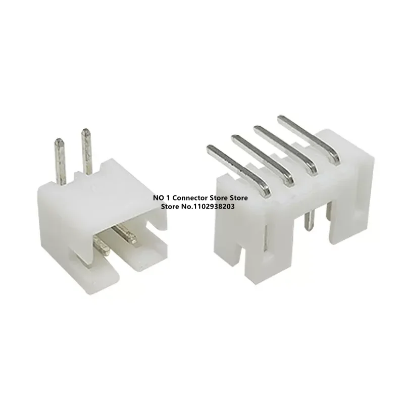 50pcs//lot JST PH 2.0 2P 3P 4P 5P 6P 7P 8P 9P 10P 11P 12pin Header 2.0mm male socket PH2.0 2mm Connectors Leads PH-AW Curved pin