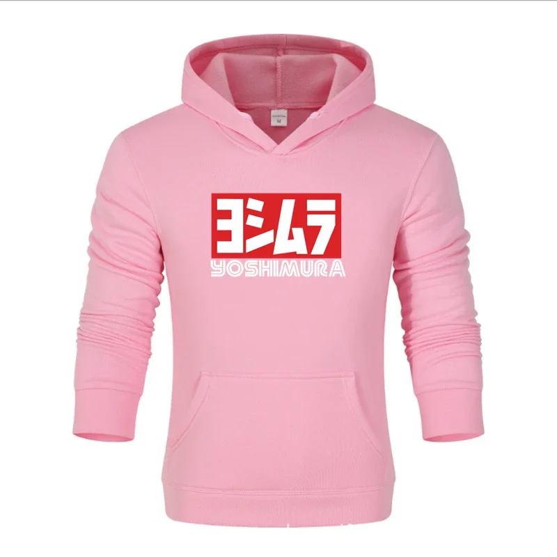 

2024 New Autumn Selling New Yoshimura Brand Printing Mens Cotton Warm Comfortable Solid Color Mens Fashion Popular Hoodie Tops
