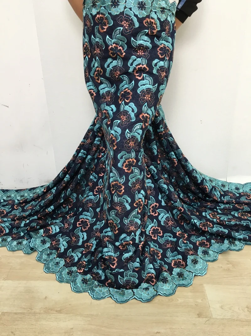 ผ้าลูกไม้ Kalume Lace 2025 คุณภาพสูง ผ้าลูกไม้ฝ้ายแอฟริกันในสวิตเซอร์แลนด์ ผ้าลูกไม้สวิสไนจีเรีย วัสดุสำหรับตัดเย็บชุดผู้หญิง