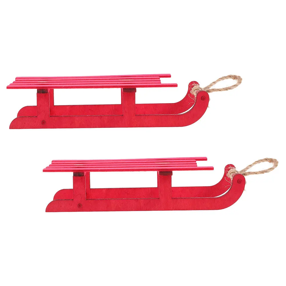 2 قطعة ديكور عتيق لعيد الميلاد زينة عيد الميلاد الاصطناعية الحلي التقليدية #5