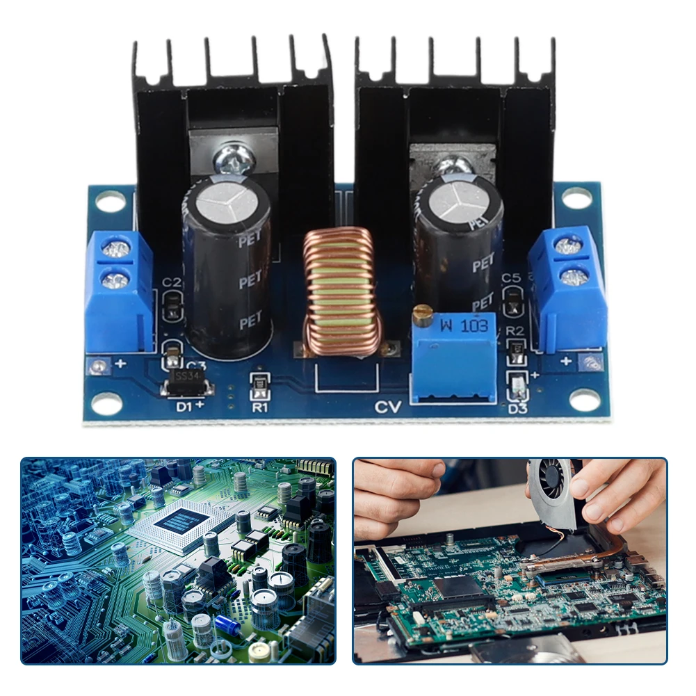 

XL4016E1 ШИМ-регулируемый регулятор напряжения 8A 200 Вт XH-M401 DC-DC понижающий модуль модуль питания для электронных проектов DIY