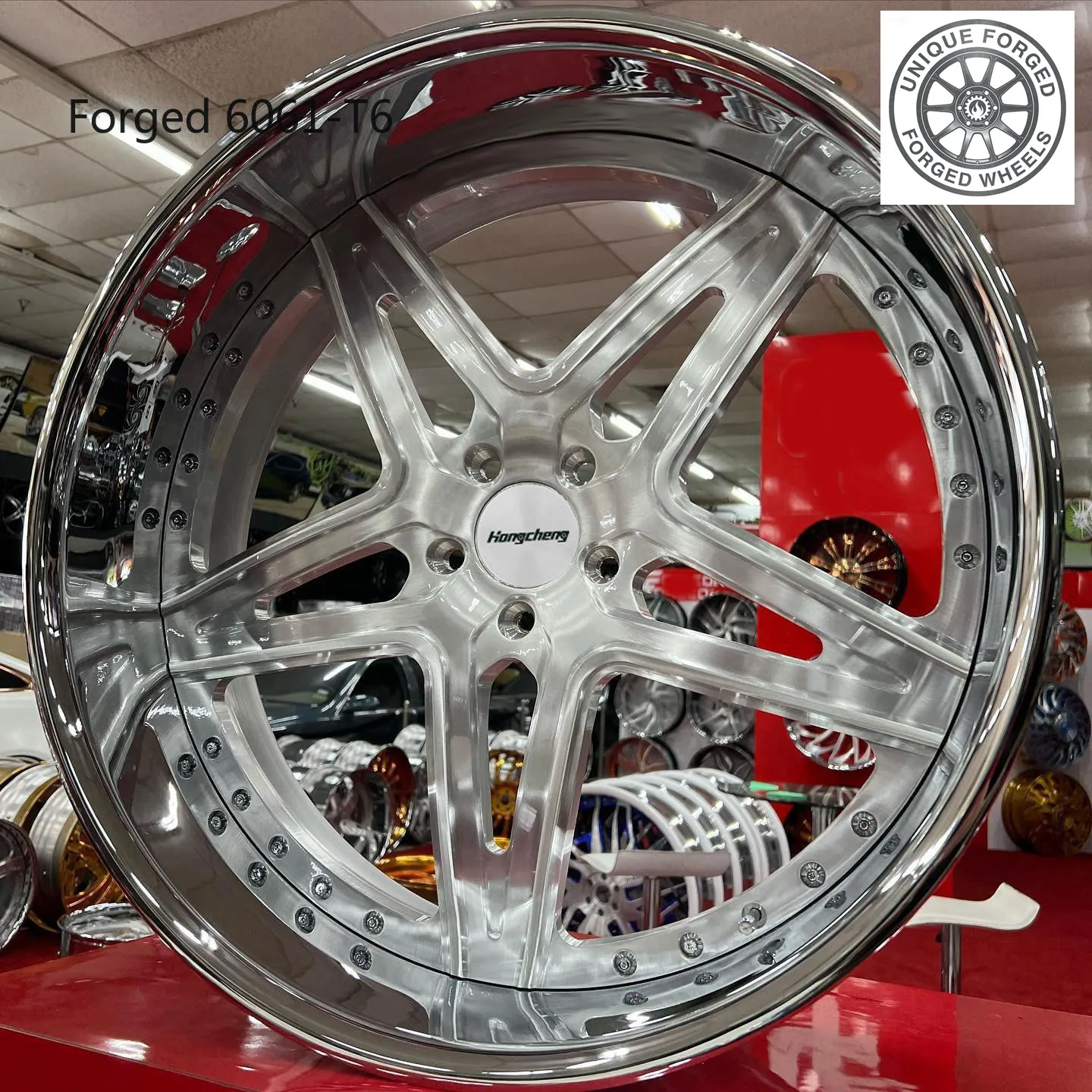 

2026 New Design Forged Wheels 2 Piece 18 19 20 Inch Staggered Polished Lip Brushed Center Piece for C10 Cutlass Passenger Car Wh