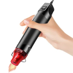 220V DIY Heat Gun Electric Power Tool Hot Air Gun 300W Temperature Gun with Supporting Seat Shrink Plastic DIY Craft Tool