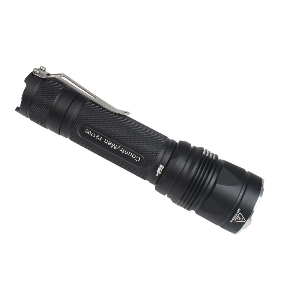 CountryMan Type-c Direct Charging Bright Light Flashlight Rechargeable LAMP Powerful Torch with Usb Battery Lantern Cycling New