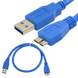 USB 3.0 Type A to USB3.0 Micro B Male Adapter Cable Data Sync Cable Cord for External Hard Drive Disk HDD hard drive cable 1.5M