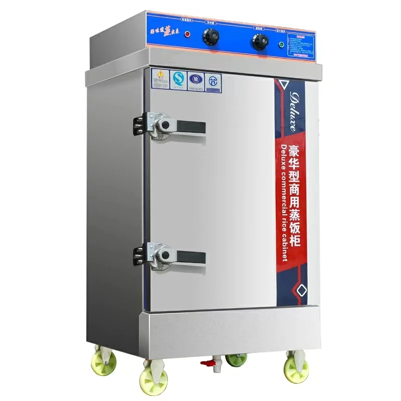 

Commercial Industrial Stainless Steel Bun Dim Sum Momo Dumpling Rice Roll Gas Electric Food Steamer Machine Steam Cooker Cabinet