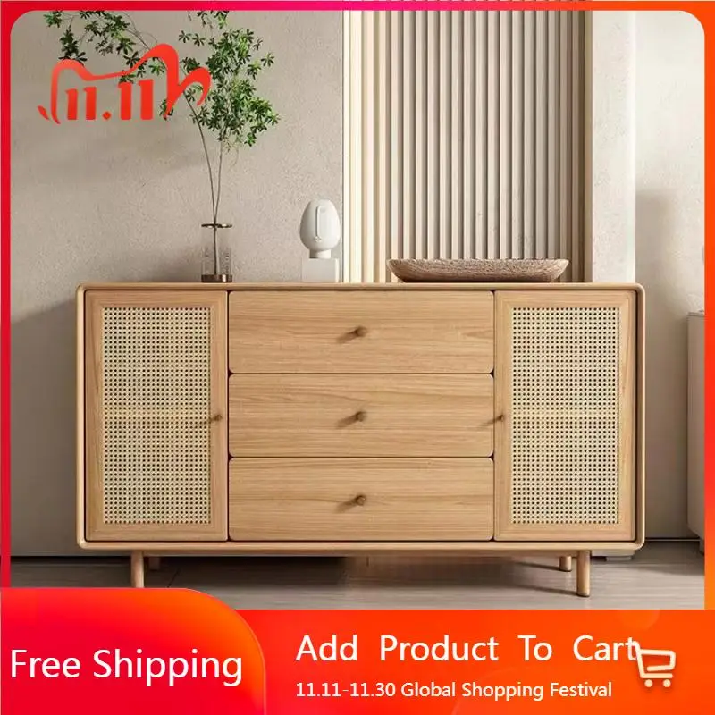 Armadi da soggiorno ad angolo nordico, armadietti per archiviazione, cassetti, armadi da soggiorno, corridoio in legno, mobili alla moda Gabinete