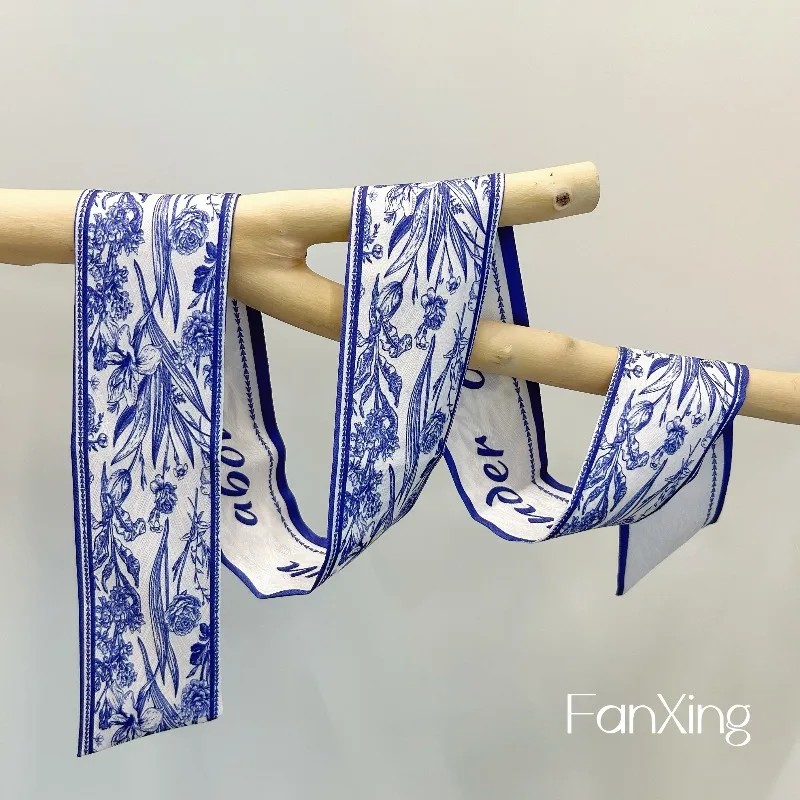 lenco-de-seda-com-estampa-de-flores-azuis-e-brancas-design-original-estilo-nacional-fita-para-cabelo-para-amarrar-e-envolver-feminino