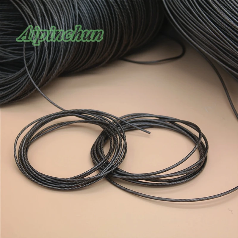 Aipinchun-Cable de Audio gris para auriculares, repuesto de reparación, plateado, OCC, 4 núcleos, 100cm, A14