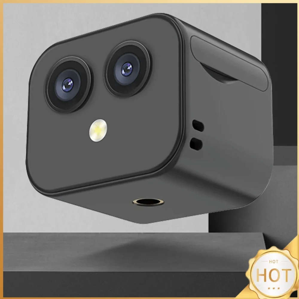 Smart Video Camera Night Vision Surveillance Camera USB Rechargeable Monitoring Camera Remote Viewing for Home Office