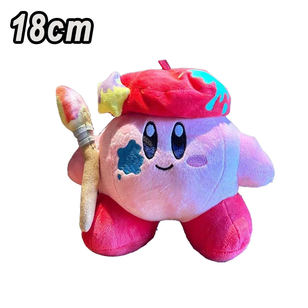 10-20cm Anime Star Kirby Plush Toys Soft Stuffed Animal Doll Fluffy Pink Plush Doll Pillow Decoration Toys For Children's Gift