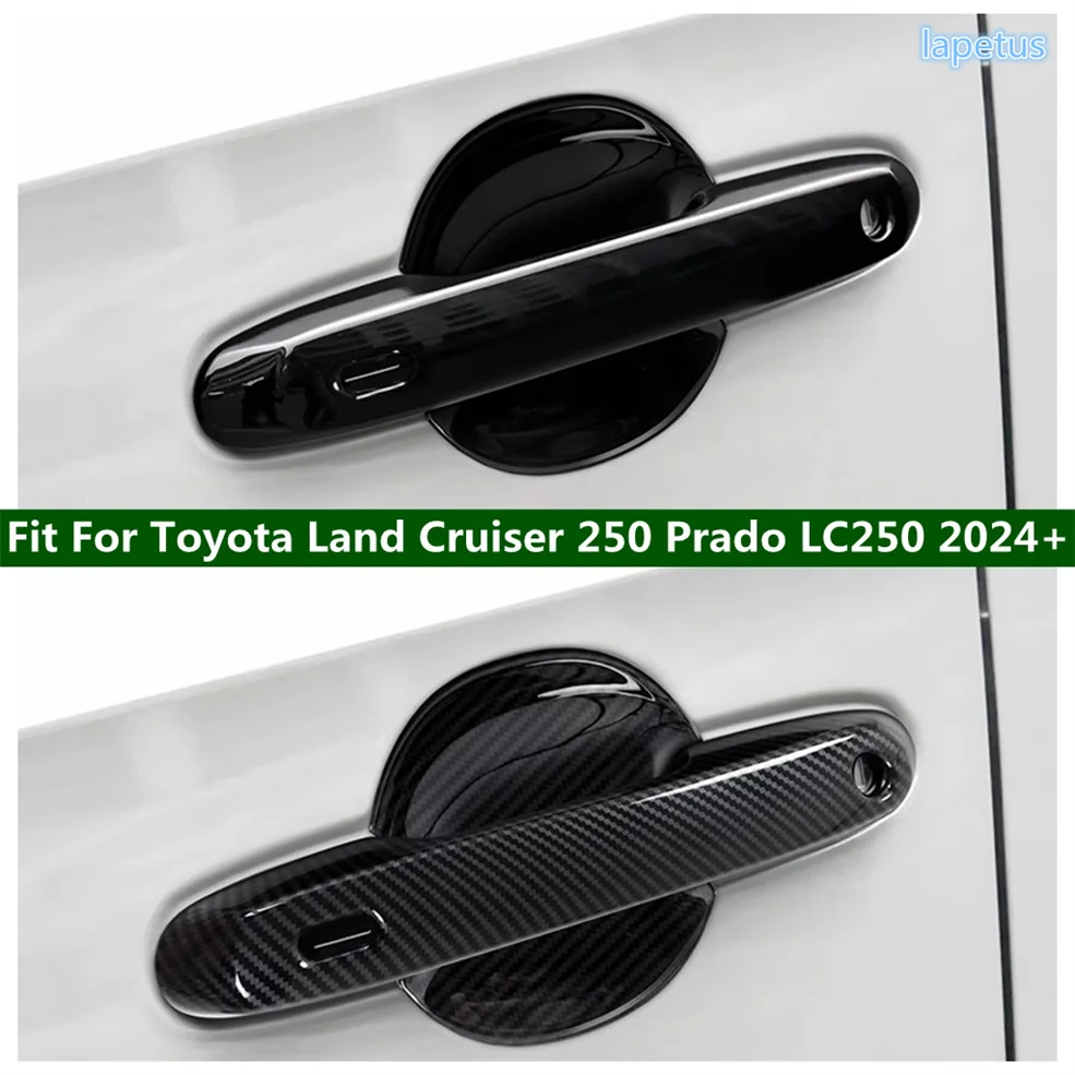 

Outer Door Handle Clasing Catch Bowl Decoration Frame Cover Trim For Toyota Land Cruiser Prado 250 LC250 2024 2025 Accessories