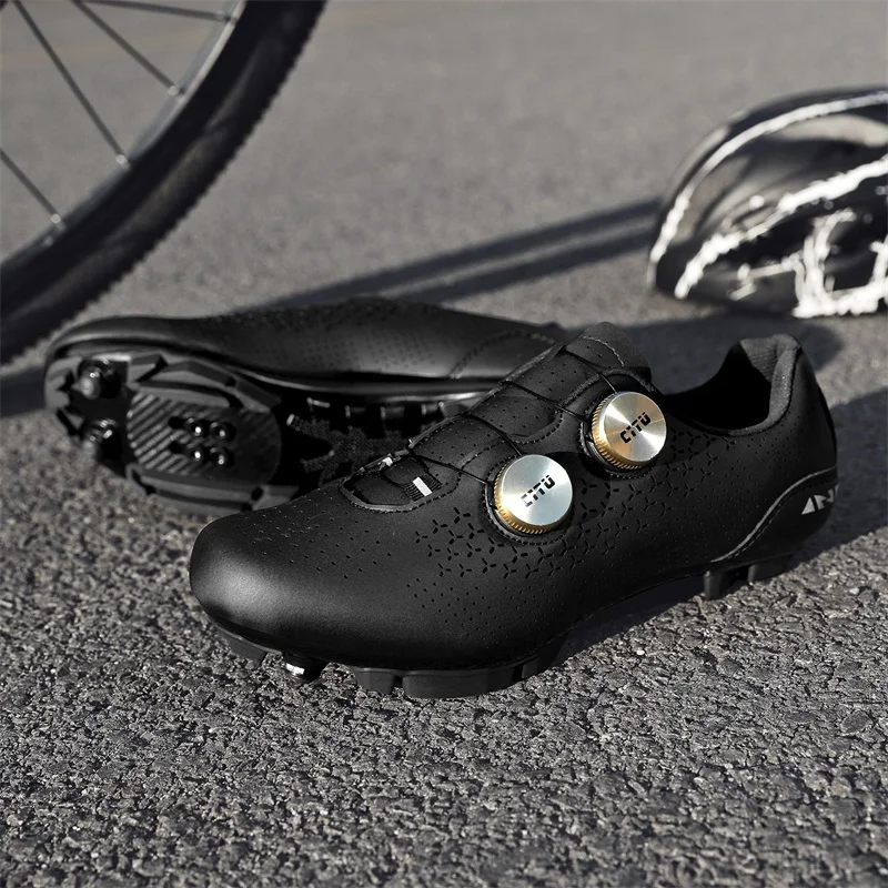 Herren Fahrradschuhe Radsport Schnellverschluss-Schuhe MTB Rennrad Unisex Profi-Rennschuhe Modische Gummi-Flachschuhe – Detail 11