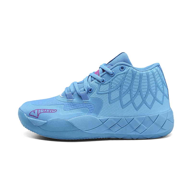 The youth actual combat basketball shoe movement outdoor comfortable cushioning wear-resisting fashion breathable high quality