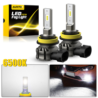 AUXITO H11 H8 H9 LED Fog Lights CANBUS Yellow White for Lada Vesta Skoda BMW H16 5202 H10 9145 H27W/1 880 LED Bulbs Driving Lamp