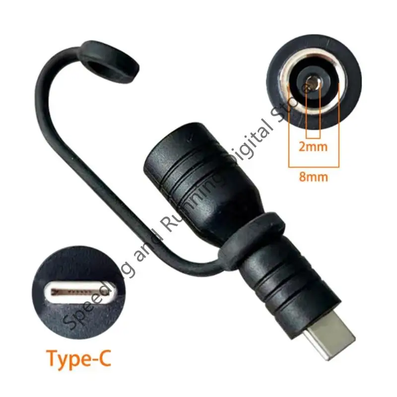 PD100W Fast Charging DC8020 Female To USB C Male Power Supply Adapter For Solar Panel And Laptops