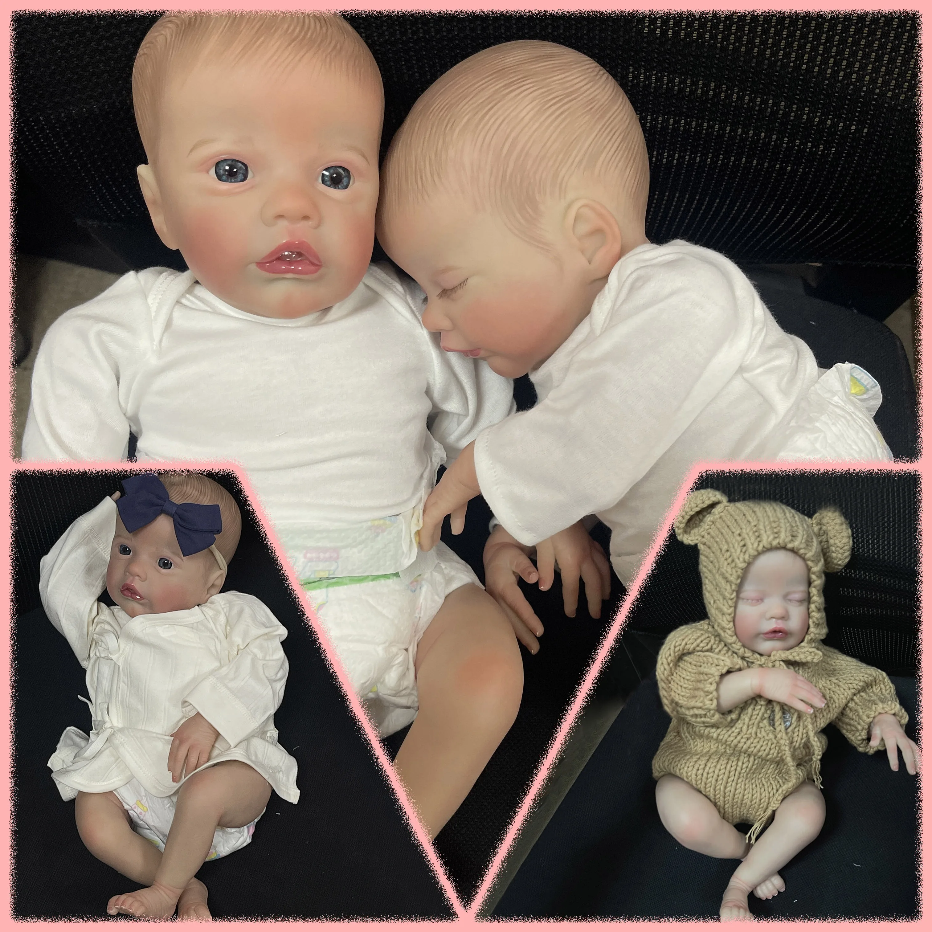 

19-дюймовая кукла Primrose Awake/Asleep из мягкой ткани, кукла реборн для тела, реалистичная многослойная живопись, 3D-кожа, видимые вены, волосы для рисования вручную