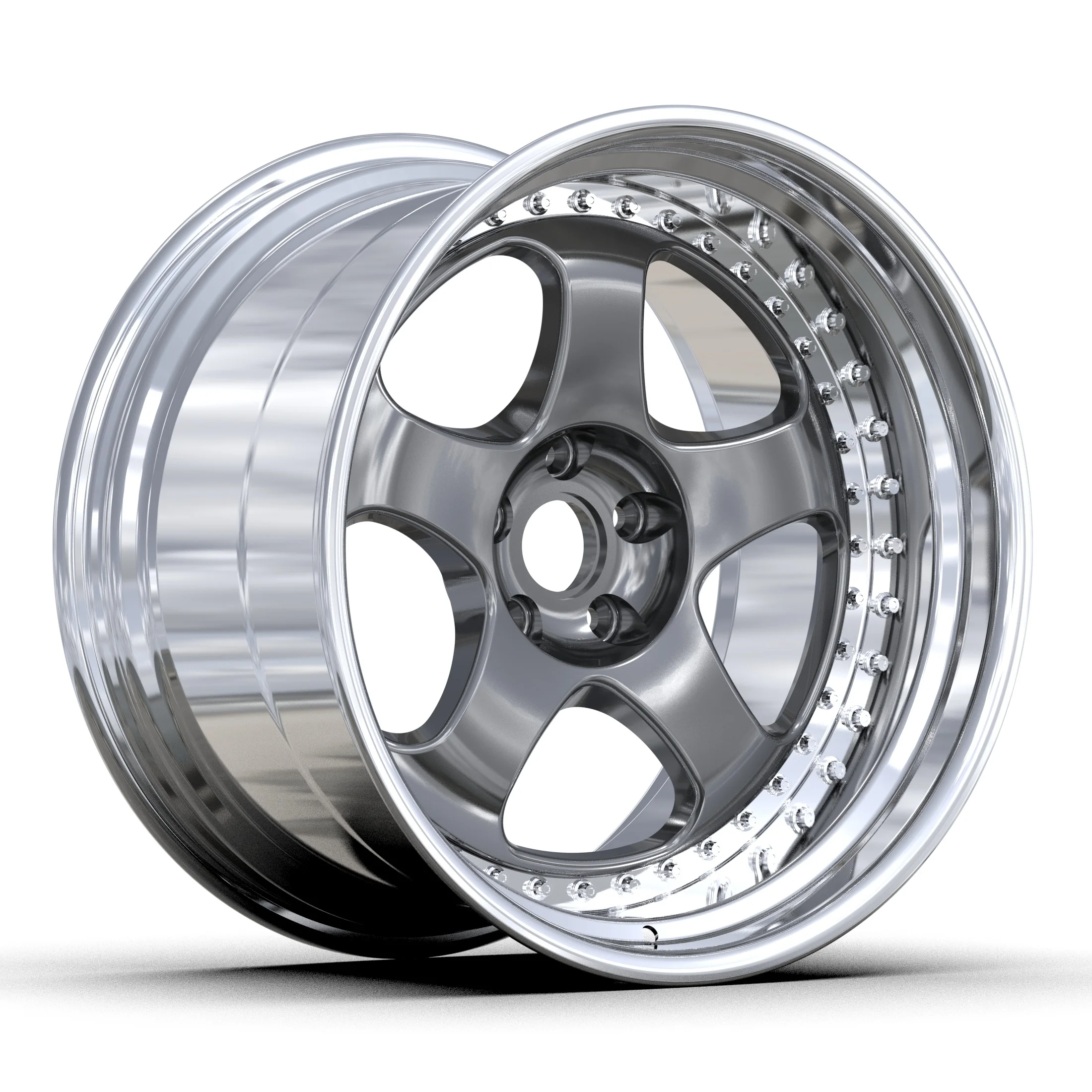 

High Performance Passenger Car Wheel Sport Deep Dish Alloy Forged Wheels 18 19 20 21 22 23 Inch Wheels Meister S1 3P Rims