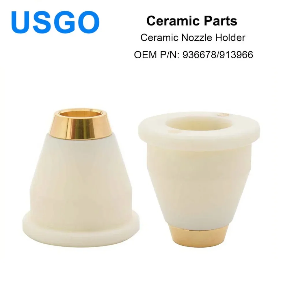 

USGO 1PCS Laser Ceramic Nozzle Holder OEM PIN 936678/913966 For Fiber Laser Cutting Head