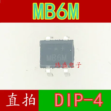 

10 pieces MB6M DIP-4 600V/0.5A