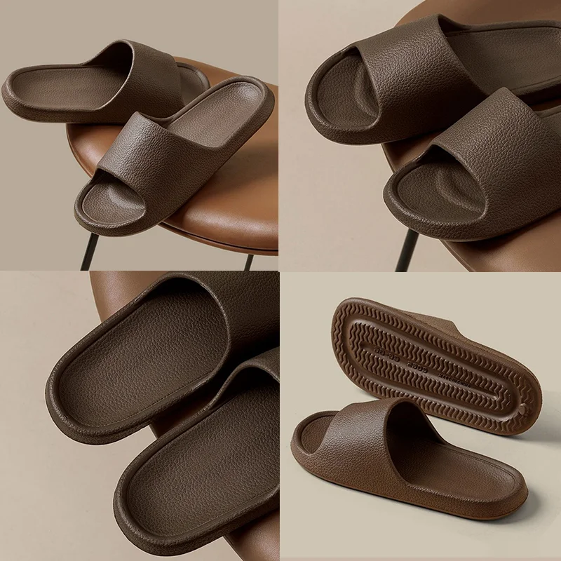 2024 Fashion Women Slippers Summer Flat Sandals Lightweight EVA Home Bathroom Slippers Massage Couples Indoor Slides Shower Shoe image 6