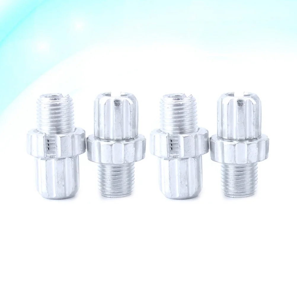 

4Pcs M10 Aluminum Brake Adjusting Screws for Bikes High Quality Replacement Bike Brake Handle Screw with Lock Ring Silver