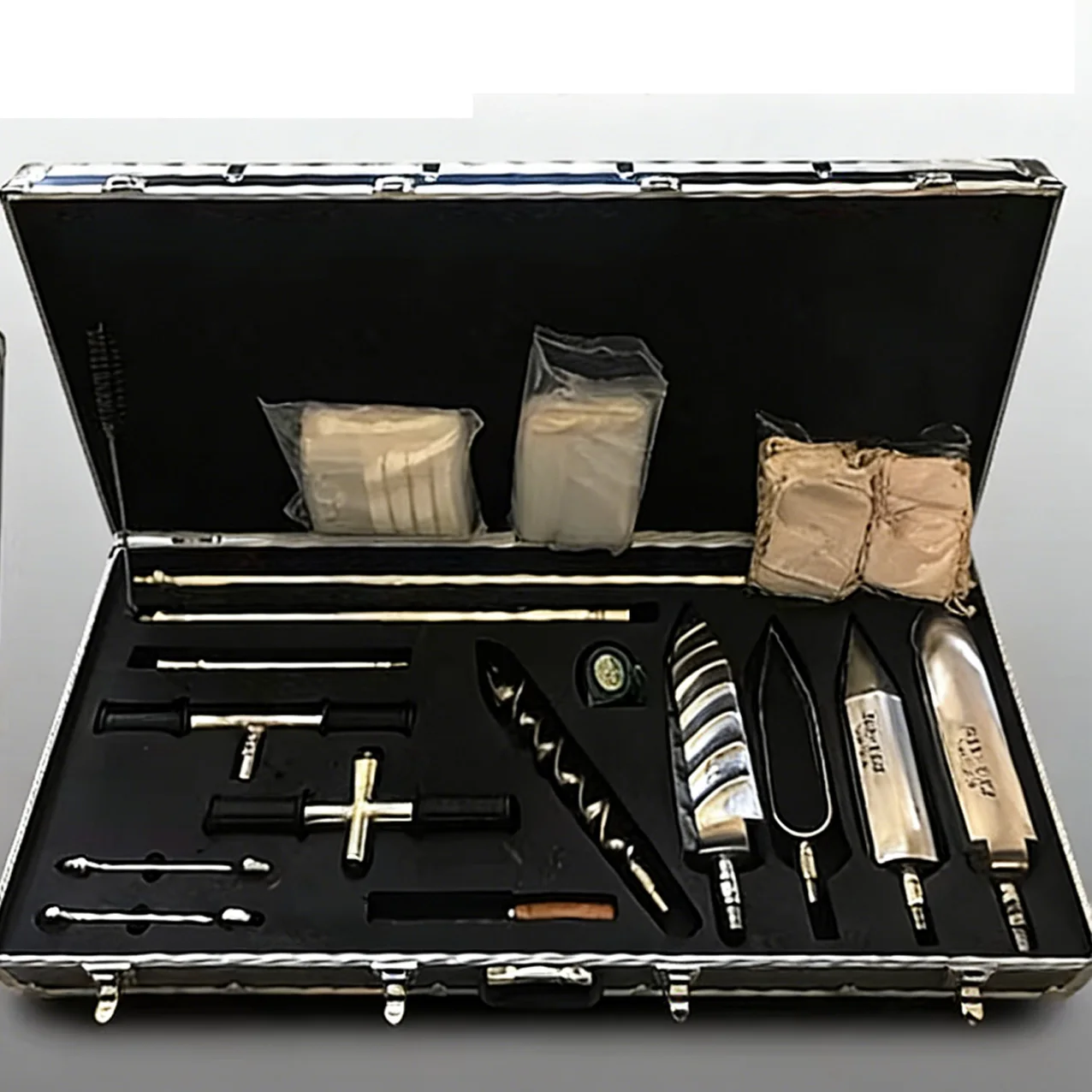 

Stainless Steel Comprehensive Soil Sampling Kit with Assorted Auger Heads for Field Soil Sample Collection