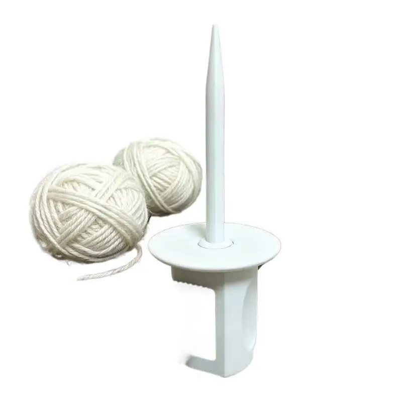 3D Printing Crochet Yarn Holder Non-slip Reusable Yarn Winder Stand Space Saving Detachable Sewing Thread Spool Dispenser