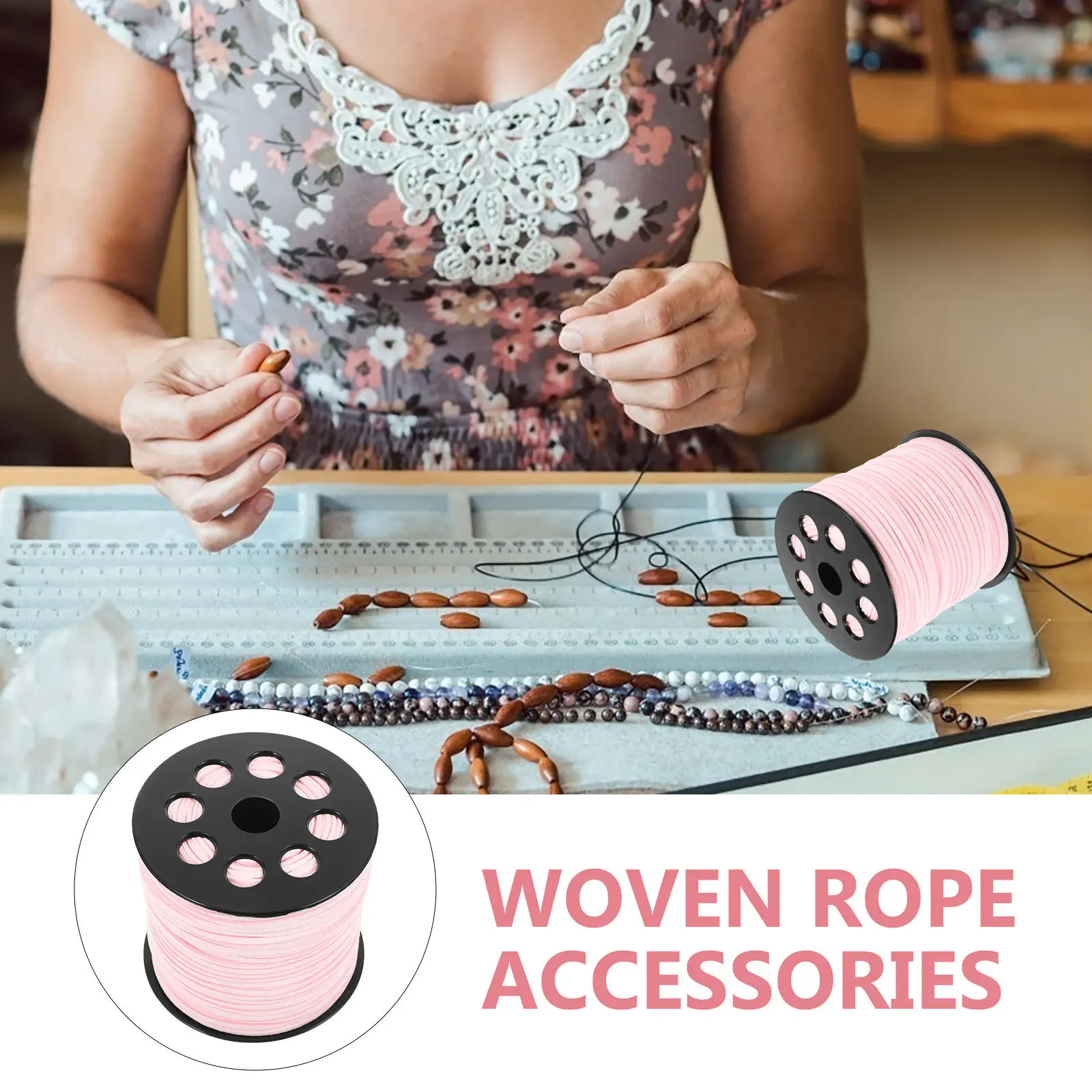 

Bright Color Braiding Rope for DIY Crafts Gift Wrapping Party Decor Jewelry Cords Durable Gift Rope Braiding Cord