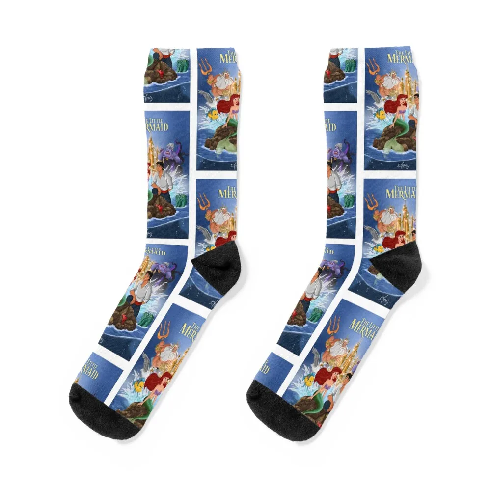 

Mermaid Socks cute halloween Wholesale cool Woman Socks Men's