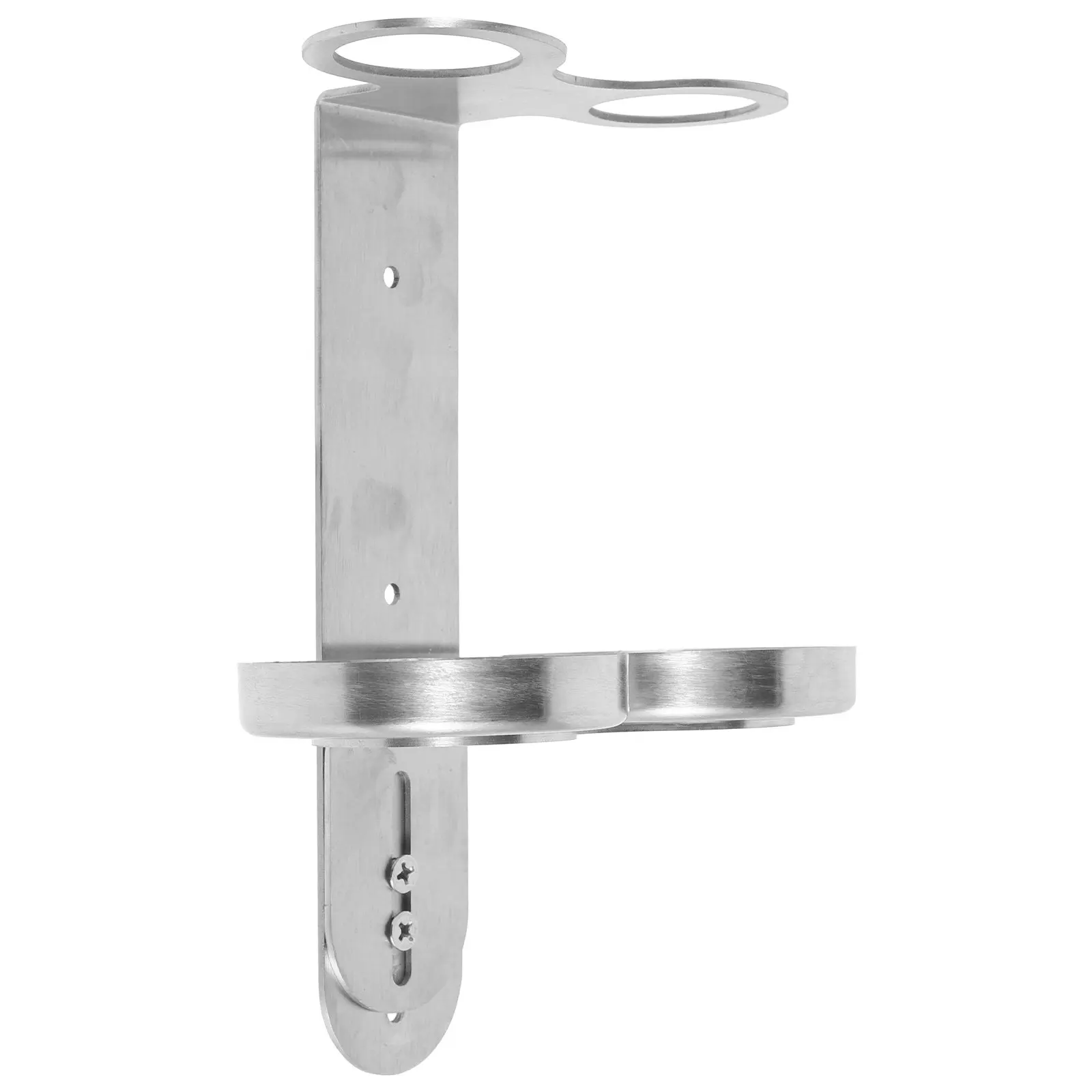 

Stainless Steel No Drill Wall Mounted Soap Dispenser Holder Easy Install Bathroom Shower Shampoo Bottle Holder Organizer