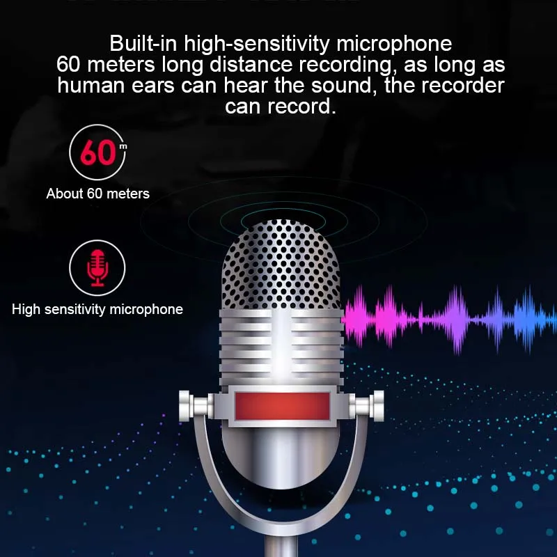 500 Hours Time Mini Voice Activated Recorder Built-in Magnet Small Digital Audio Recording Device Sound Dictaphone STTWUNAKE