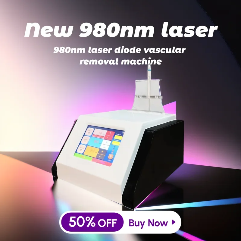 980nm Laser Diode Vascular Removal Machine 60W Fungi Physiotherapy For Nail Lipolisi Commercial Salon