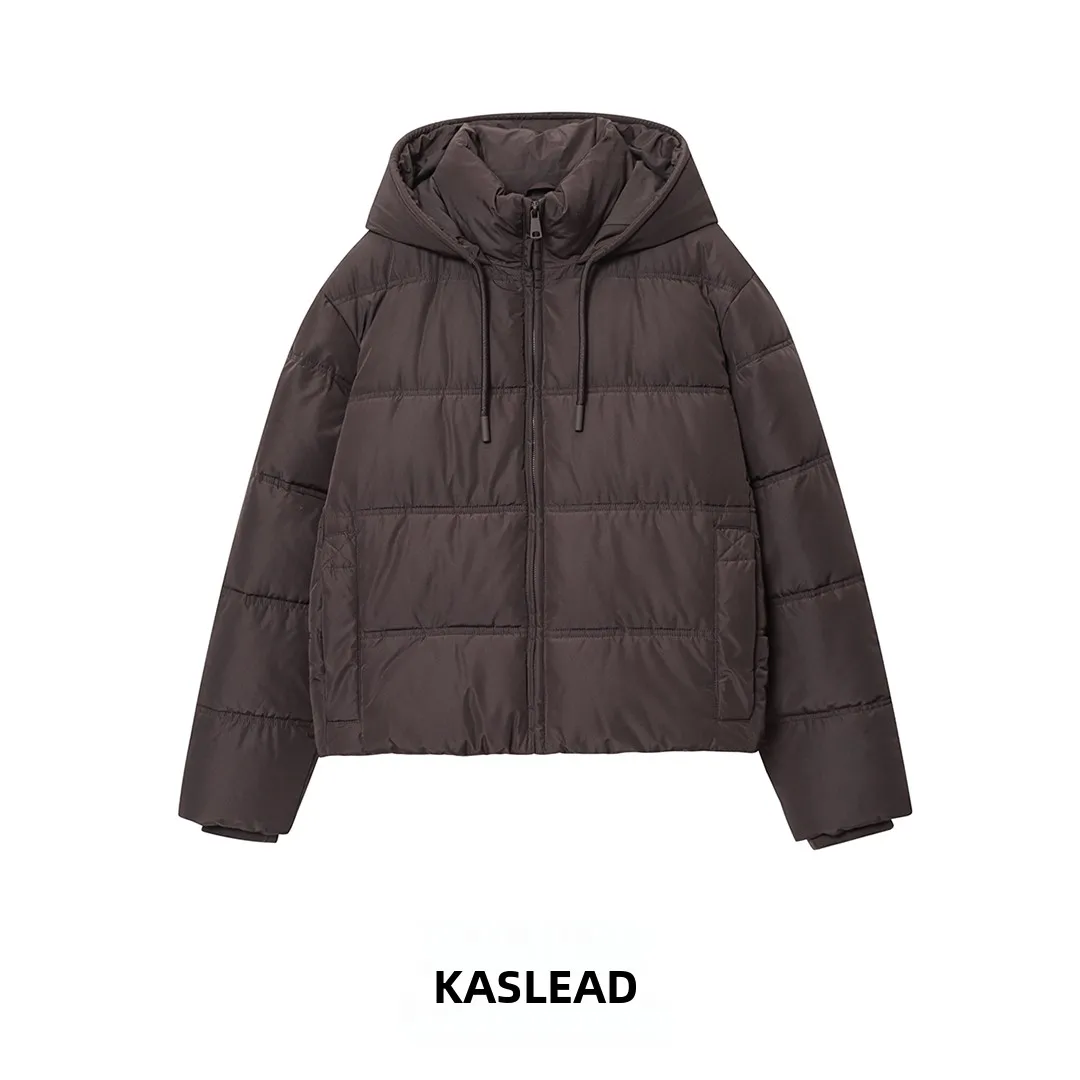

KASLEAD Новое женское пальто Faion ort Cotton Jaet Thiened с капюшоном Sli из полиэфирного волокна, женская верхняя одежда 30227