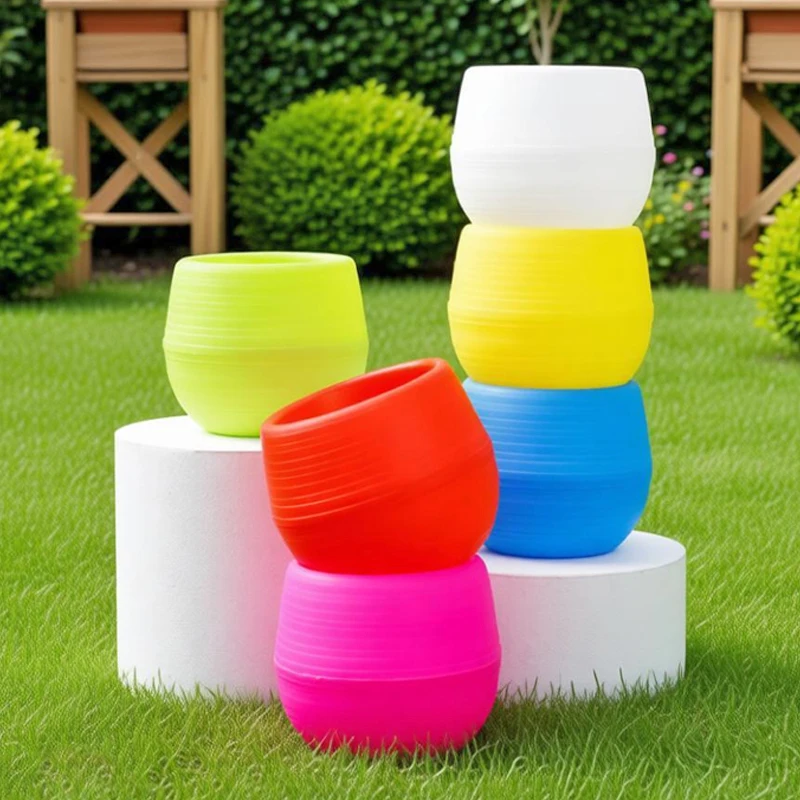 

1Pc Mini Flower Plant Pots Indoor Garden For Office Decoration Or Succulent Plants Desktop Flower Pots Cute Home Accessories