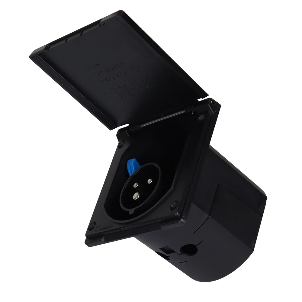 مقاوم للماء التوصيل المقبس العربة 230 فولت 16A الخارجية فلوش هوك يصل على ملحقات تخييم القافلة #5