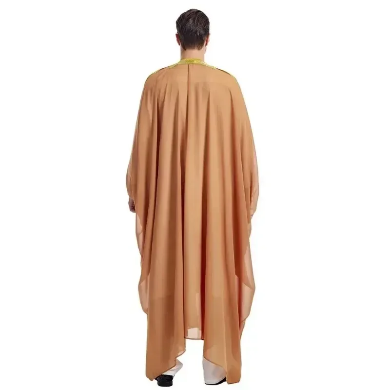 Abaya Turkey Arabic Islam Djellaba Homme Robe Musulmane Hombre Ramadan Abayas for Prayer Clothes Men Kebaya Open Muslim Kimono