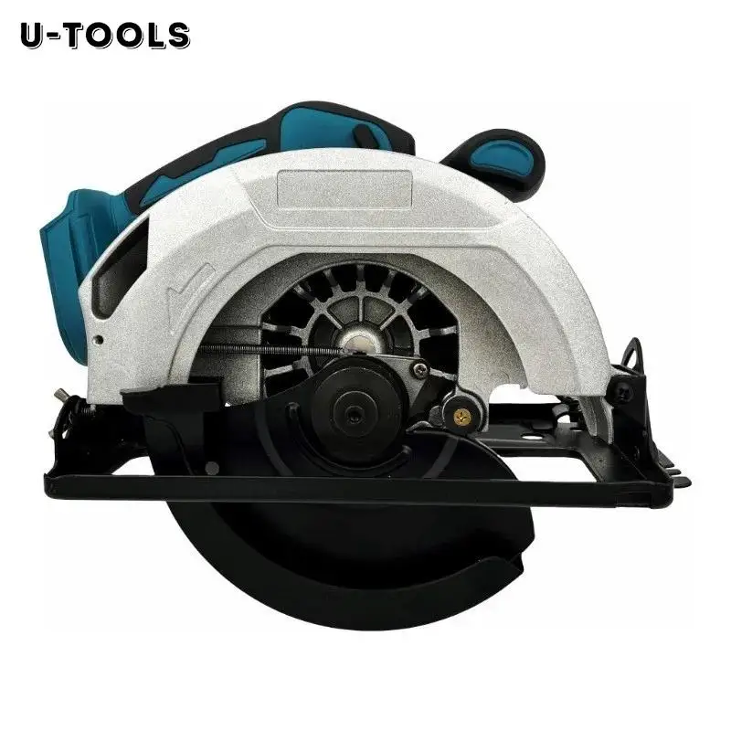 

U-TOOLS Electric Circular Saw Set 7 inch Tile Wood Metal Saw Lithium Electric Chainsaw Circular Cutting Hand Power Tools