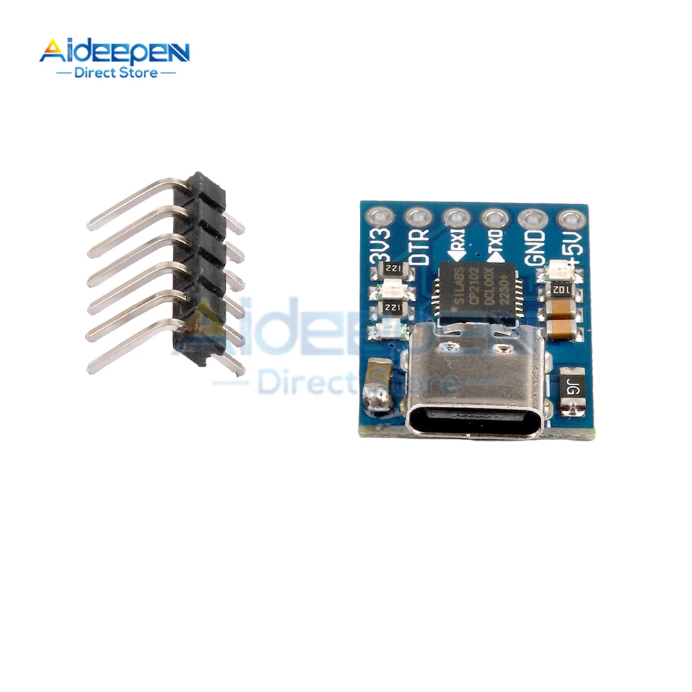 CJMCU CP2102 Micro/TYPE-C USB to UART TTL Module 6Pin Serial Converter UART STC Replace FT232