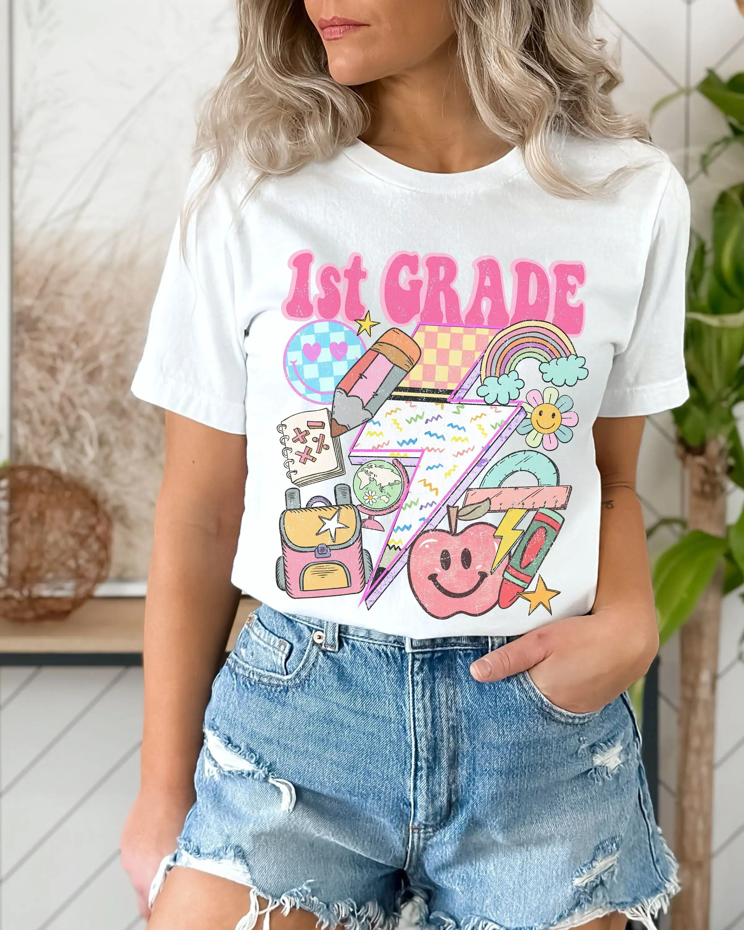 1St Grade Teacher T Shirt Life Back To School Appreciation For