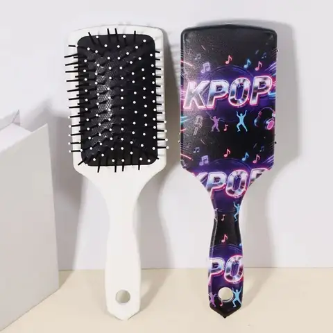 Kpop Air Cushion Comb Korean Style Scalp Massage Hairbrush Perfect Gift For Kpop Fans, Special for real hair wigs