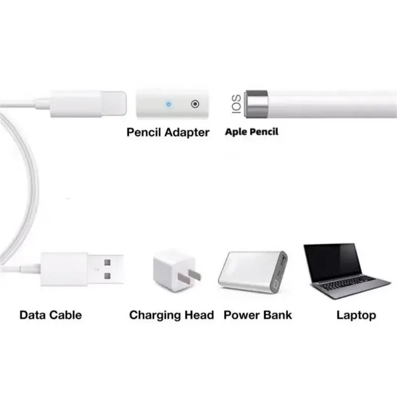 Adaptateur de charge pour Apple Pays l 1st Generation, connecteur de chargeur portable de type C, accessoires