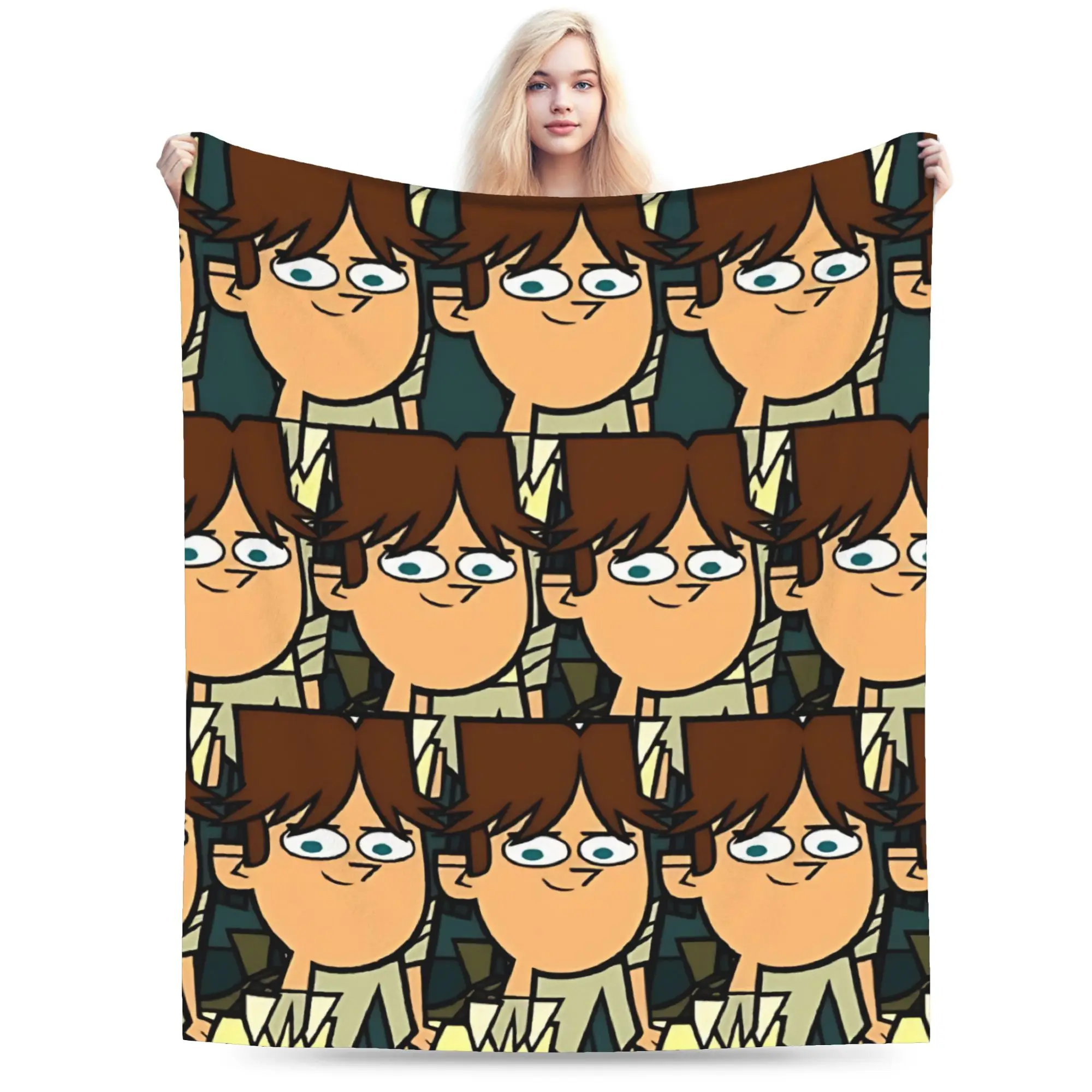Total Drama- Cody  Blanket Quality Warm Soft  Throw Blanket Winter Picnic Home Decor Aesthetic Bedspread